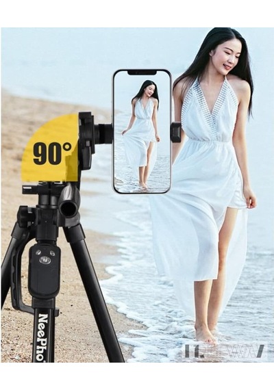 Tripod Bluetooth Kumandalı Şarjlı Kalın Sağlam Aliminyum Kalın Gövdeli Profesyonel Telefon Tutucu Çantalı 150 C Diğer