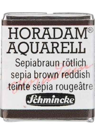 Schmincke Horadam Aquarell Artist Sulu Boya Sepia Brotone Yarım Tablet