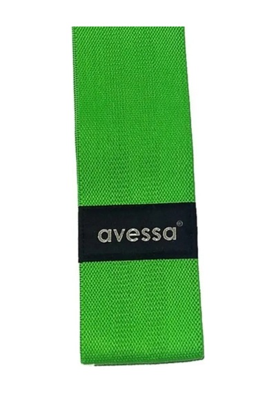 Avessa Lab Profesyonel Dokuma Aerobik/direnç Bandı - Orta / Yeşil Yeşil