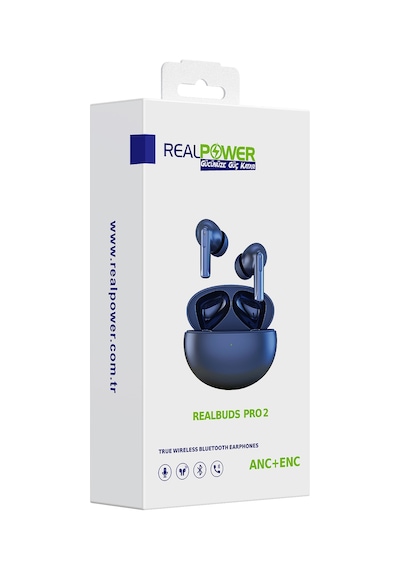 Realpower Realbuds Pro 2 RP-RBP2M Anc + Enc Bluetooth Kulak İçi Kulaklık