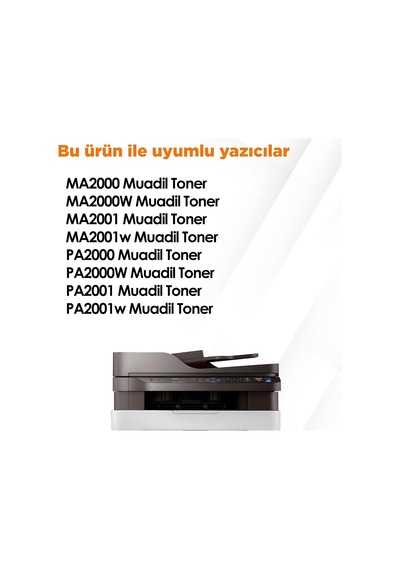 Kyocera Uyumlu Tk-1240 / Tk-1248 Uyumlu Toner 1 Koli 20'li  Paket / Pa2000 / Pa2000w Ma2000 / Ma2000w / Pa2001 / Ma2001