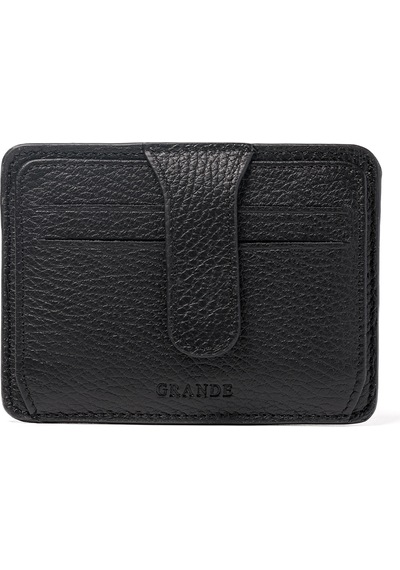 Siyah Cüzdan & Kartlık Unisex 539 Grande Deri Cüzdan Kartlık