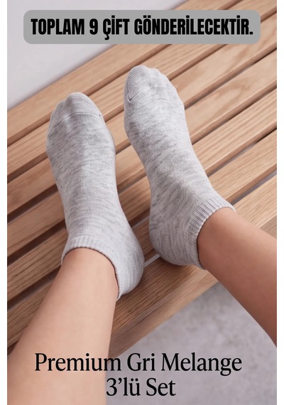 Velocto 9 Çift Özel Yıkanmış Parfümlü Pamuklu Bilek Boy Unisex Çorap Seti Karışık