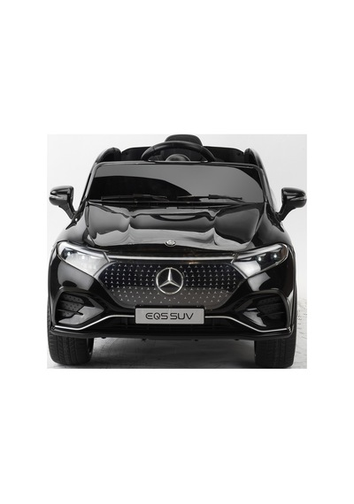 Mercedes-benz Eqs Lisanslı 12v Akülü Araba Siyah - Uzaktan Kumandalı Ve Deri Koltuklu