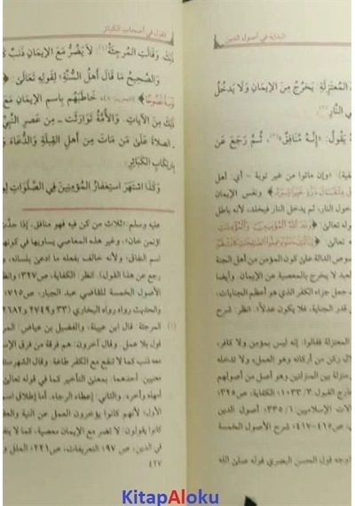 El-bidaye Fi Usuli'd-din Maturidi Akaidi Yeni Dizgi Arapça /...
