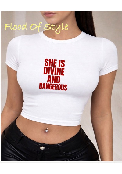 Flood Of Style Beyaz Babby Tee Sheıs Özel Tasarım