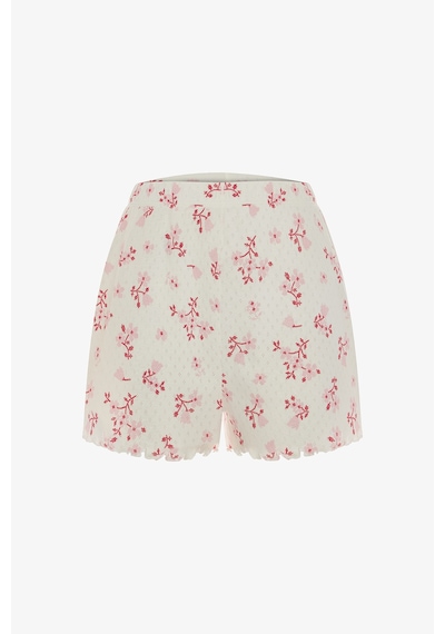 Penti Pembe Blossom Pamuklu Pointel Şort Pijama Altı