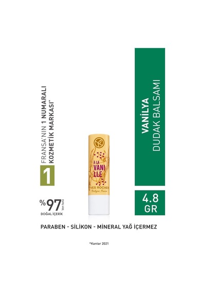 Yves Rocher Dudak Balsamı-nemlendirici Besleyici Vanilya-4.8gr