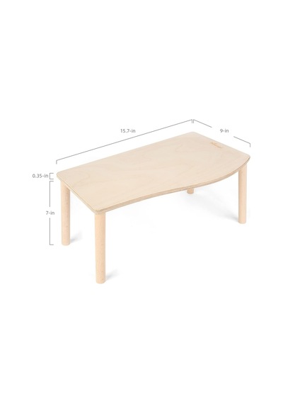 Hamster Play Ahşap Platform Yemek Kasesi İçecek Şişesi Ve Diğer Kafes Aksesuarları İçin Dalga - 17,78 Cm Yükseklik