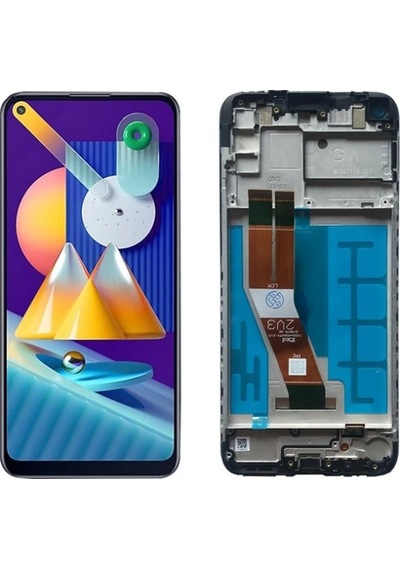 Samsung Galaxy Uyumlu M11 Lcd Ekran Dokunmatik Çıtalı