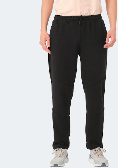 Slazenger KAMINI IN Erkek Cepli Siyah Eşofman Altı