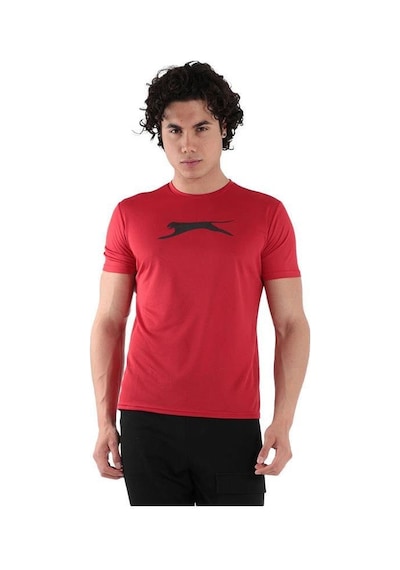 Slazenger Olja-kırmızı Erkek T-shirt St12te219-600 Kırmızı-kırmızı