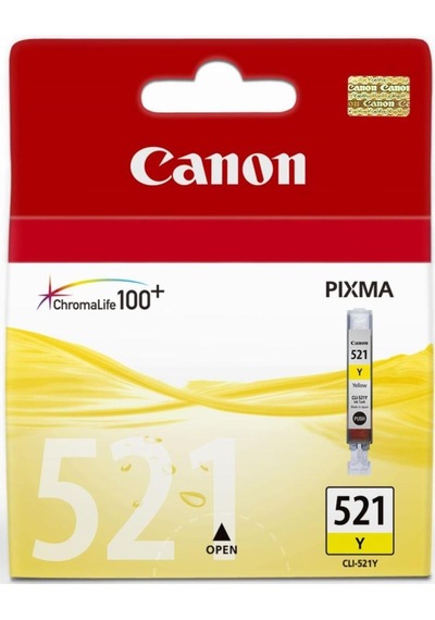 Canon Clı 521Y Yellow Sarı Mürekkep Kartuş Mp260 540 550 560 620