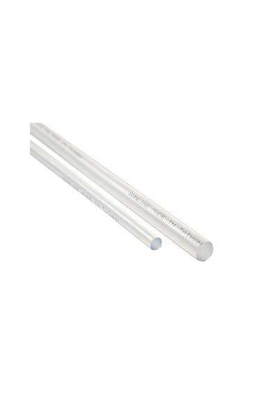 Silikon Çubuk İnce Şeffaf 30cm 10adet -