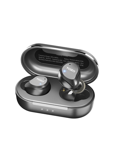Tozo NC9 Pro ANC ve ENC Gürültü Engelleme Bluetooth 5.3 Kablosuz TWS Kulaklık