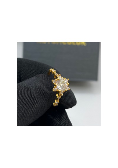 22 Ayar Altın Yüzük Lotus 3.22gr - Y01245