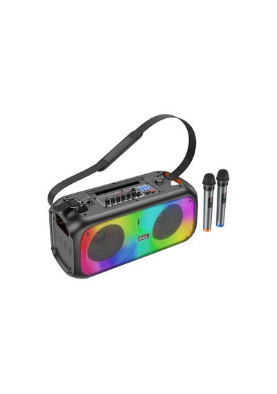Hoco Bs54 Party Çift Mikrofonlu Bluetooth Rgb Kablosuz Hoparlör -