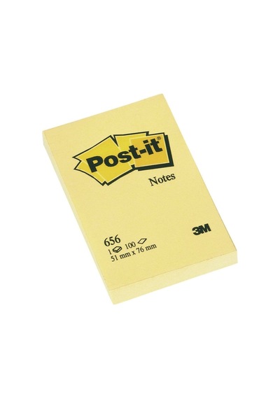 Post-it 100 Yaprak Not Sarı 51x76 Mm 656