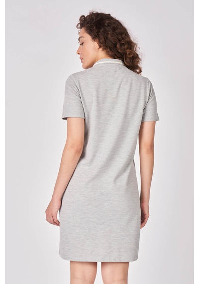 Defys Kadın Polo Yakalı Kısa Kollu Regular Fit Basic Elbise Gri Melanj - 625081659 Gri Melanj Defys Kadın Polo Yakalı Kısa Kollu Regular Fit Basic Elbise Gri Melanj - 625081659 Gri Melanj