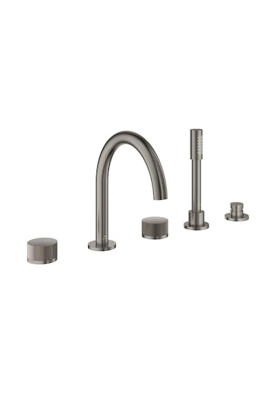 Grohe Atrio Private Collection 25226AL0 5 Delikli Küvet Bataryası Antrasit