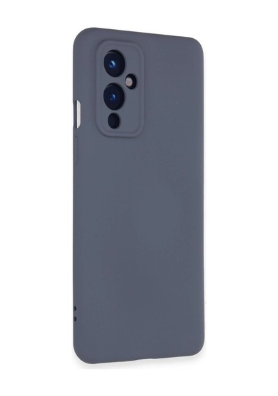 One Plus 9 Kılıf Nano İçi Kadife Silikon - Gri