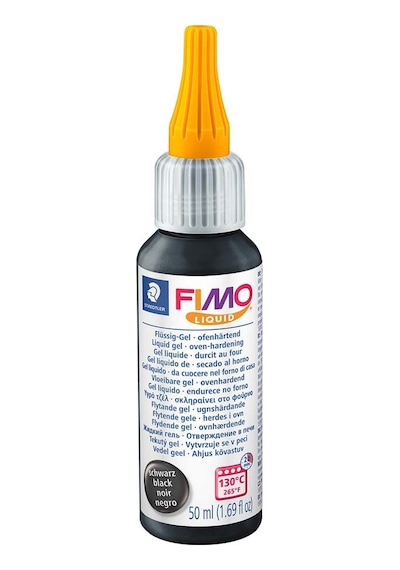 Staedtler Fimo Liquid Deco Gel Sıvı Fimo-Yapıştırıcı 50 Ml Siya