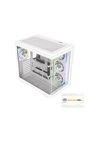 Cooler Master Elite 600 E600-wgnn85-s01 4x120mm Argb Fan Atx Akak0col0047