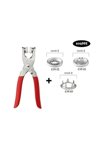 Metal Çıt Çıt Montaj Seti - 9,5 Mm El Pensesi 001