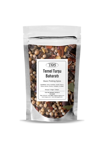 Tos The Organic Spices Temel Turşu Baharatı 250 G