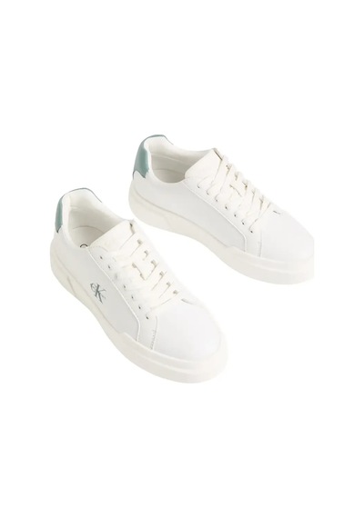 Calvin Klein Chunky Cupsole Laceu Beyaz Kadın Deri Sneaker