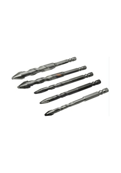 Çok Amaçlı Cam Ve Seramik Matkap Ucu Seti, 5 Parça, 6-7-8-10-12 Mm