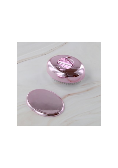 Proco Beauty Premium Shıny Kendini Temizleyen Aynalı Saç Fırçası - Compact Detangling To Go