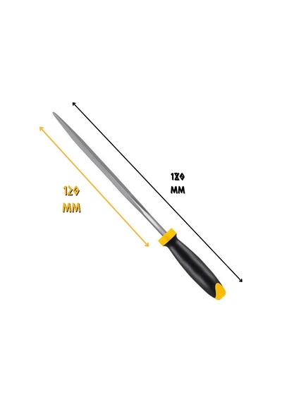 Sgs Saplı Mini Eğe Seti Ahşap Ve Metal 5 X 180 Mm. - 6 Farklı Parça