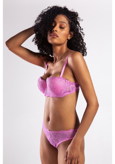 Lenaca G.colors Push Up Strapless Bra, Pembe Konforlu Ve Şık Sütyen Çok Renkli