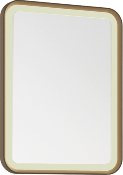 Creavit Patara Dikdörgen Led Ayna 55 X 75 Cm Mat Cappuccino Cam