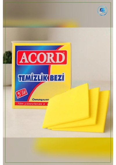 Sarı Mikrofiber Temizlik Bezi 3 Adet Cam Ayna Mutfak Tezgahı Bany Çok Renkli