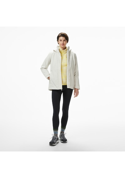 Jack Wolfskin Rotwand 3in1 Kadın Krem Outdoor Ceket A60333 Krem