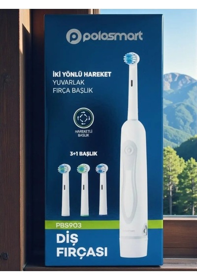 Ticimark Pbs-903 Pilli Diş Fırçası 3+1 Başlık Ipx5 Orta Sertlik-iki