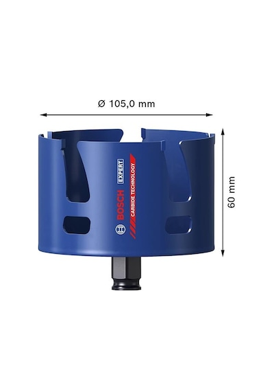 Bosch 105 Mm Yapı Malzemeleri İçin Panç 2608900481