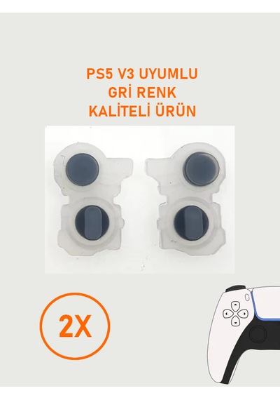 2 Takım Ps5 V3 Bdm 030 Kol Uyumlu İç Lastik Takımı Gri Renk