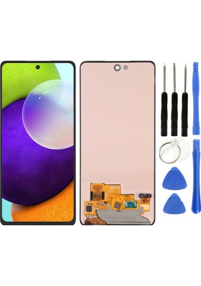 Te Samsung Uyumlu A52 4g A525f Lcd Ekran Servis +tamir Seti