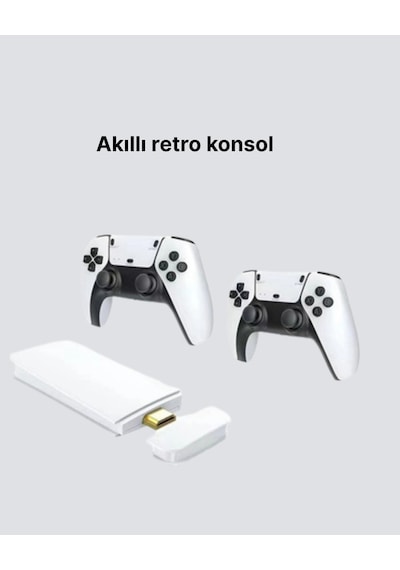 20.000 Yüklü Oyunlu Kablosuz Retro Oyun Konsolu 4k Destekli 23066412