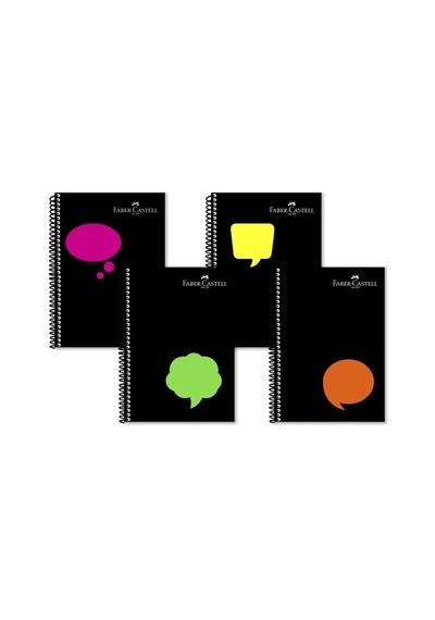 Faber Pp Kapak Defter Neon 2 100yp Kareli 5075000055