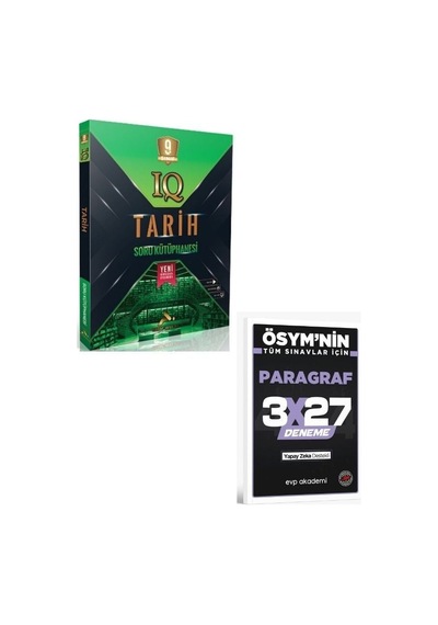 Paraf 2027 9. Sınıf Tarih Soru Kütüphanesi+ Evp Akademi Paragraf