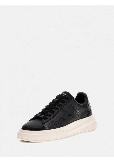 Guess Elba Erkek Siyah Sneaker Fmflbafab12-black Siyah