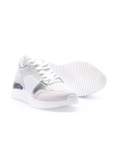 Fast Step Hakiki Deri Kadın Casual Ayakkabı 757za25041 Gümüş