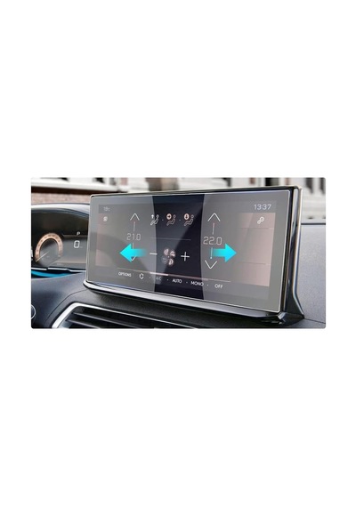 Peugeot 2008 10 İnç İle Uyumlu Mat Ekran Koruyucu Multimedya Şeffaf Diğer