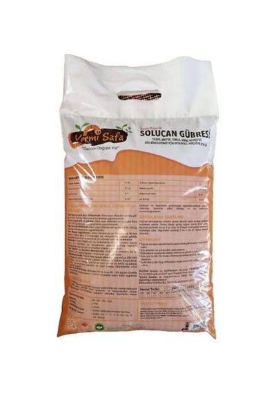 Organik 3kg Katı Solucan Gübresi 0,250