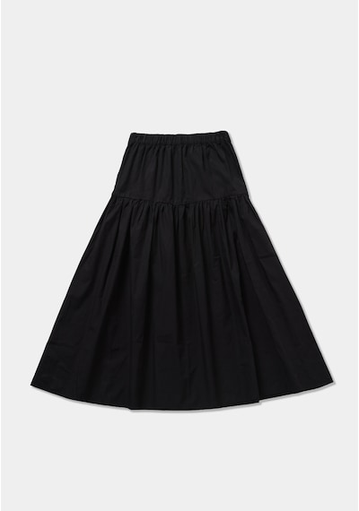 Colin's Colins Maxi Length Düz Kadın Siyah Etek Cl1080029 Q1.v2 Blk