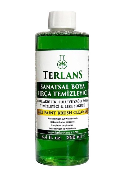 Terlans Sanatsal Boya ve Fırça Temizleyici 250 Ml Brush Cleaner